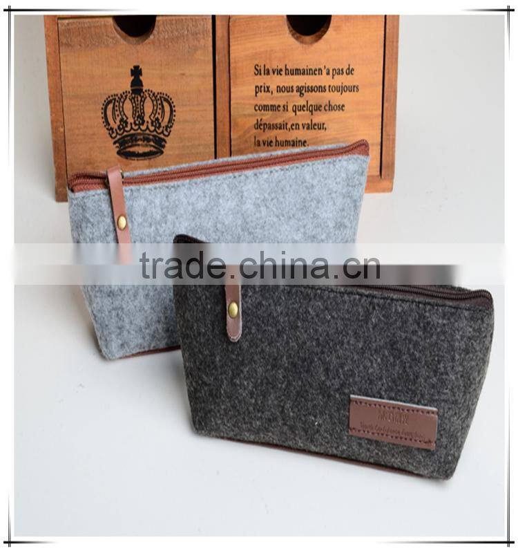 Handmade Felt Kids Bag,Felt Box With Zipper In Rectangle