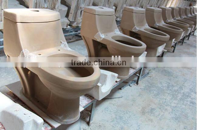 wc toilet ceramic washdown S-trap round shape one piece toilet cheap on sale sanitary ware slow down seat cover toilet Y8006