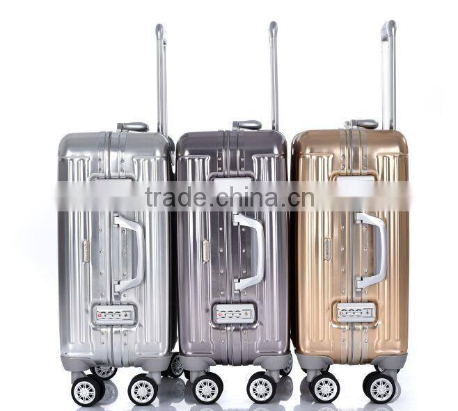 2015 20''24''28'' Aluminum Travel Case Fashion Simple Lluggage case trolley case