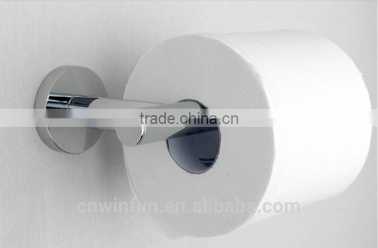 Solid Brass Chrome Finish paper holder ,Bathroom Hardware Product,Bathroom Accessories FM-1286W