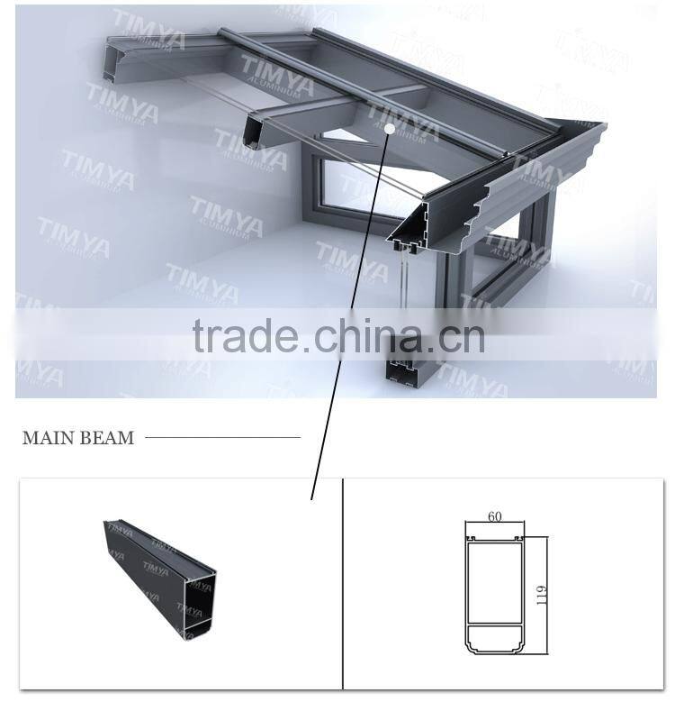 used sunroom and greenhouse roofing material