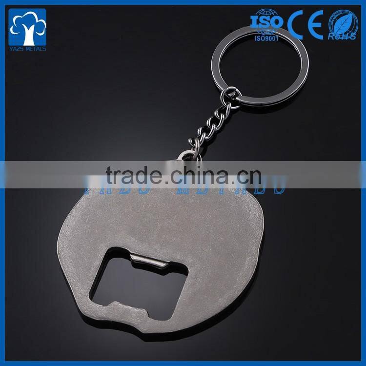 metal manufacturer custom metal bottle opener keyring