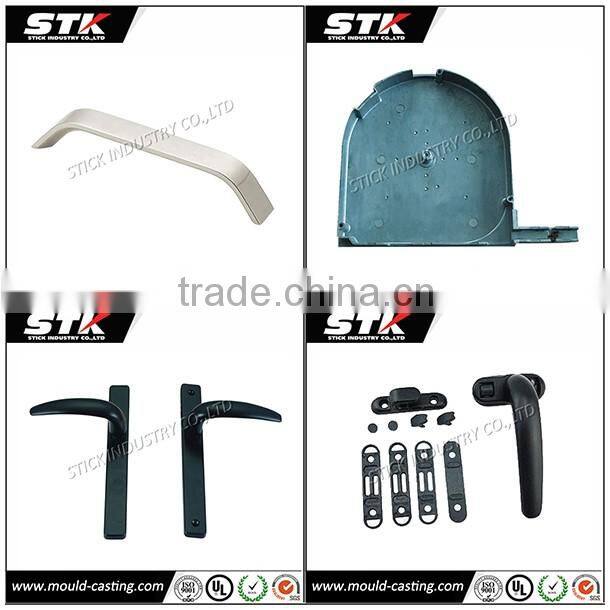 Black Powder Coated Aluminum Die Casting Door & Window Handle