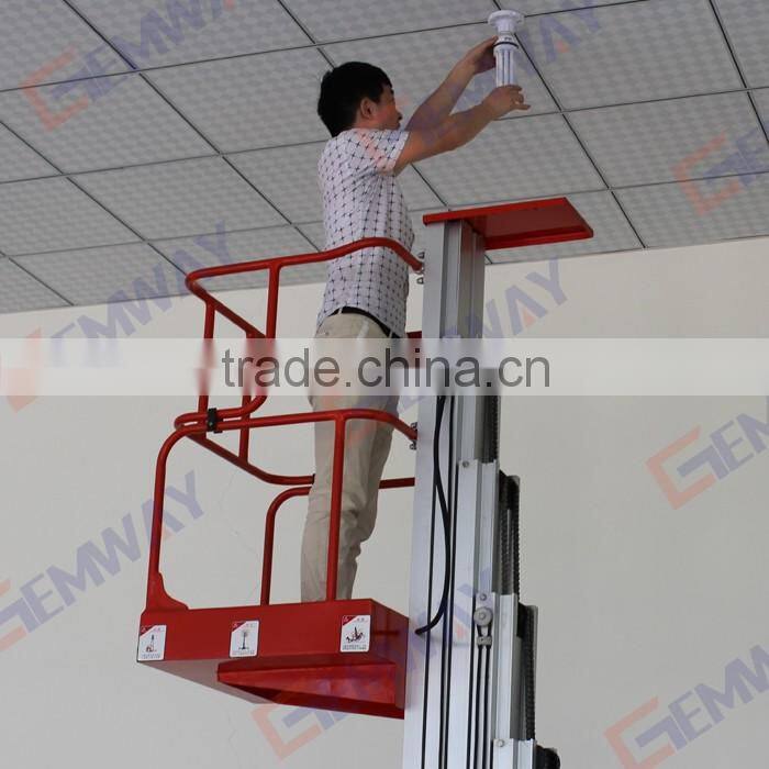 Fast Delivery portable man lift or competitive price aluminum alloy mast lift