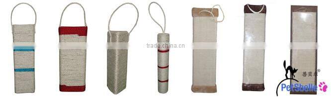 Cylindrical hang cat sisal scratching board