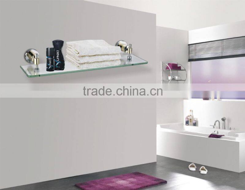 HJ-224/Hot selling china bathroom accessories glass shelf