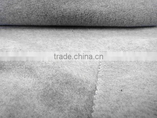 Wholesale Spun Fleece 100% Polyester Grey and Melgrey for blanket
