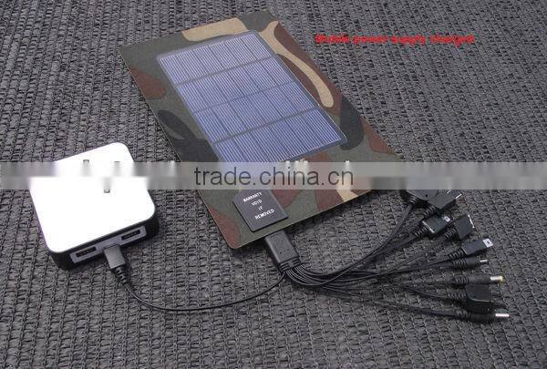 2014 new launched/ 2 W high efficiency solar portable/ mobile phone charger/Intelligent battery charger