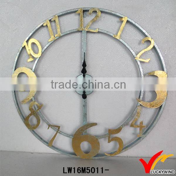 best selling antique vintage iron clock numbers