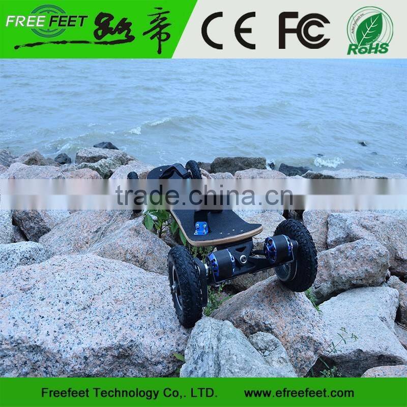 2000W outdoor dual motor K9 skateboard/hoverboard electric skateboard with offroad tyre