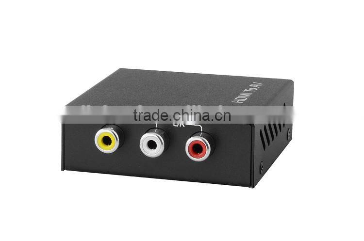 LM-HCS1 Audio Video HDMI to AV Converter, HDMI to RCA Converter Support NTSC and PAL Up to 1080p
