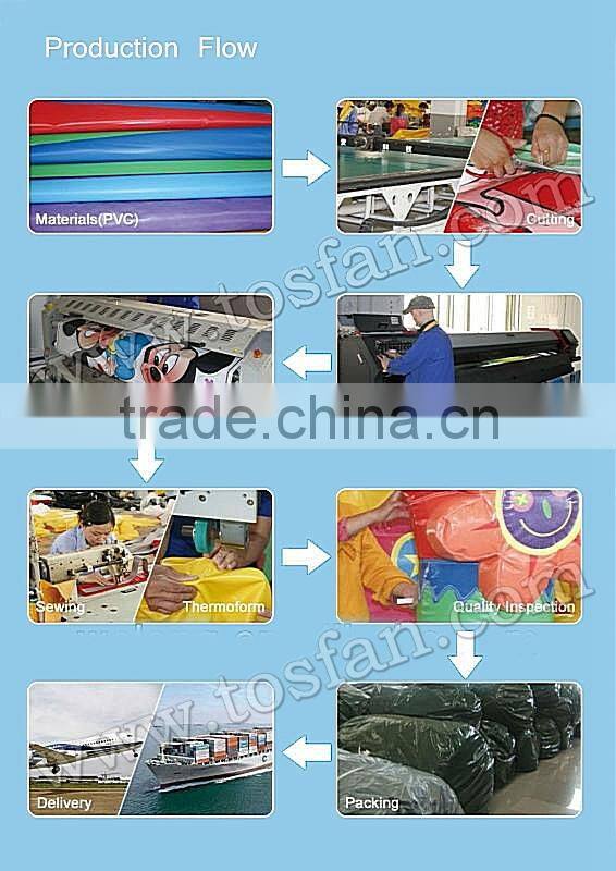 dragon inflatable bouncy combo with double slide A3029