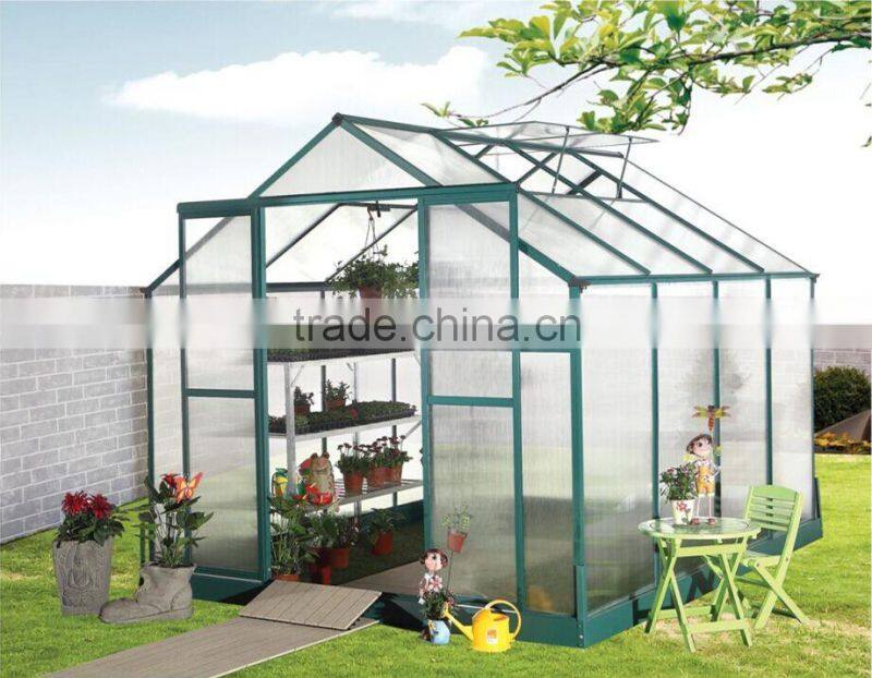 14*8 Do-it-Yourself Aluminum Walk-in Garden Greenhouse