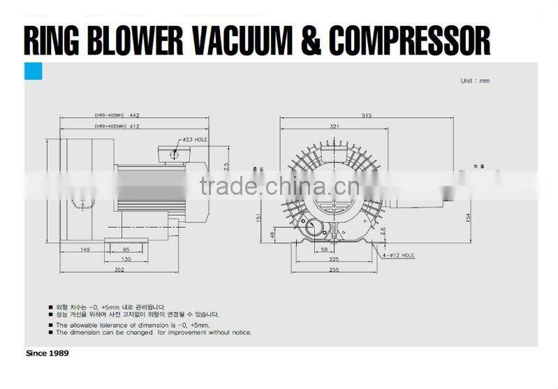 HWANGHAE HRB-402S RING BLOWER