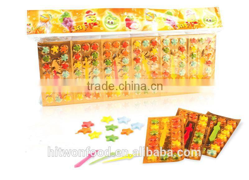 Hitwon sword star candy pressed candy fruit tablet candy with toy