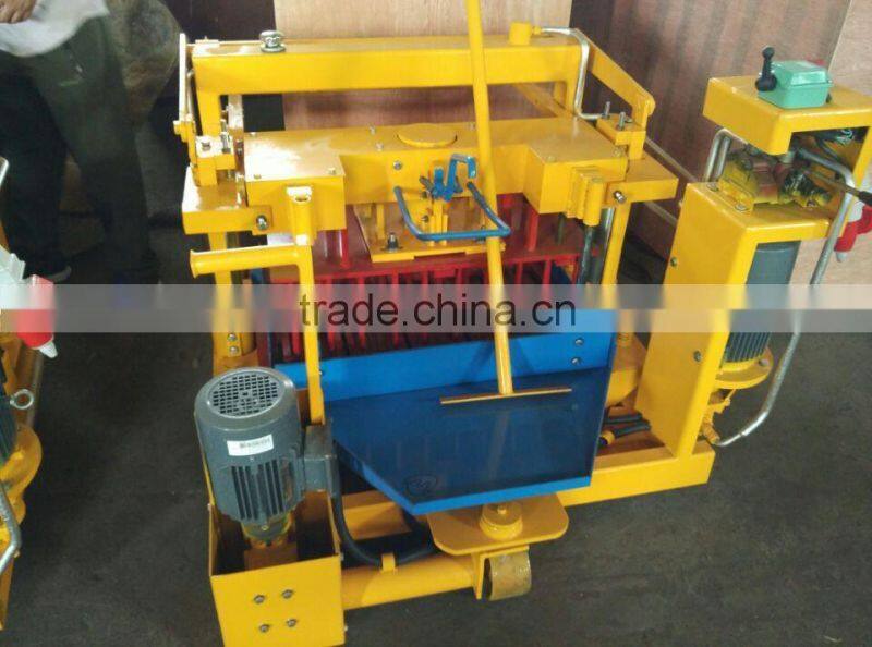 indonesia columbia concrete block machine QMY4-30 handmade brick making machine