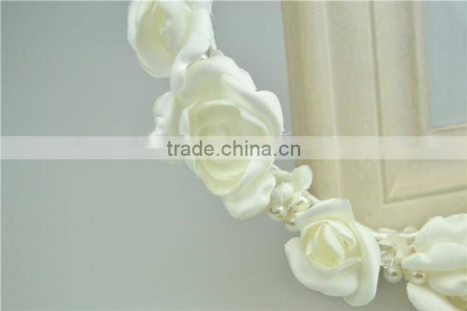 Fashion White Flowers Hair accessory indian wedding garland tassel garland new style