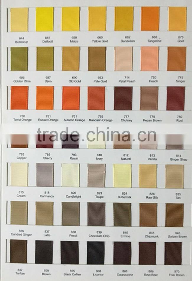 Wholesale 100% Polyester 7/8 inch Grosgrain Ribbon