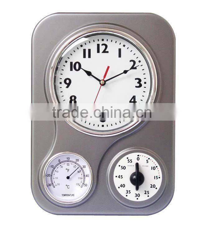 Clock with timer