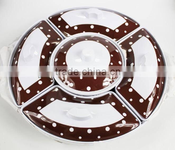 colorful combine type melamine boxes set