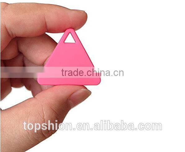 2015 new products mini portable bluetooth anti lost alarm with IOS and Android APP with triangle shape