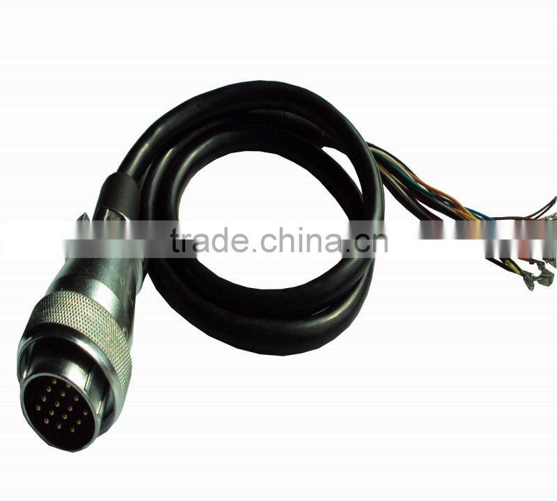 CCTV Camera Cable Assembly with Aviation Head