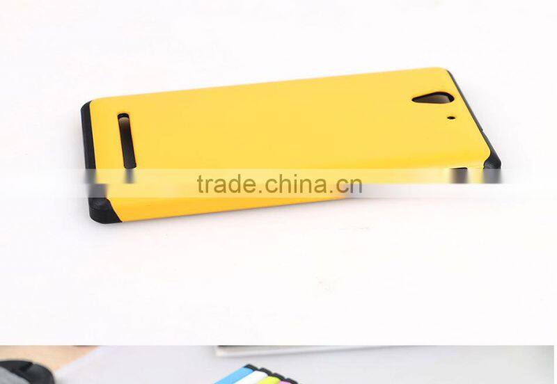 2014 LZB wholesale PC+TPU Phone case for Sony xperia c3,for Sony Xperia C3 case