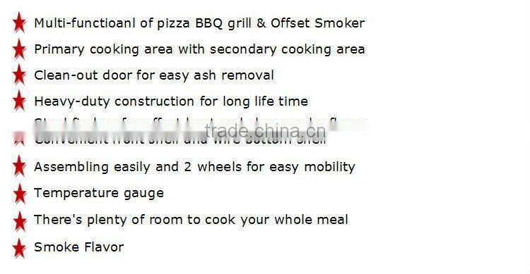 Smoker BBQ Grill Charcoal Grill Wood Fired Smoker Outdoor Smoker