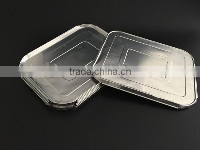 Pure aluminum foil container with aluminum foil cover, good partner, fresh