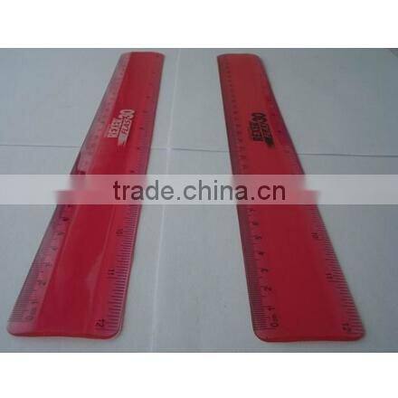 wholesale transparent 12' 30cm plastic ruler