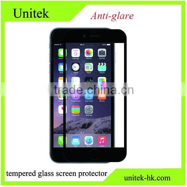 0.33mm 9H Hardness Anti Glare Anti-Scratch mobile phone/cell phone Color tempered glass screen protector for iphone