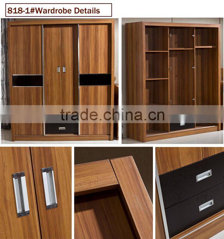 Wooden Small Bedroom Wardrobe Designs