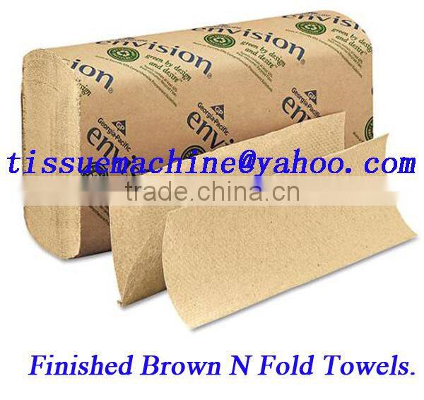 Copied German Italy Design 6Lanes 4800 Piece per Minute Laminated High Speed Automatic N-Fold Hand Towel Making Machine