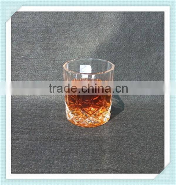 Lead free crystal whiskey glass diamond whiskey glass for sale