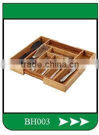 BH010/ 2016 Rolling Up Revolving Organic Bamboo Spice Jar Rack