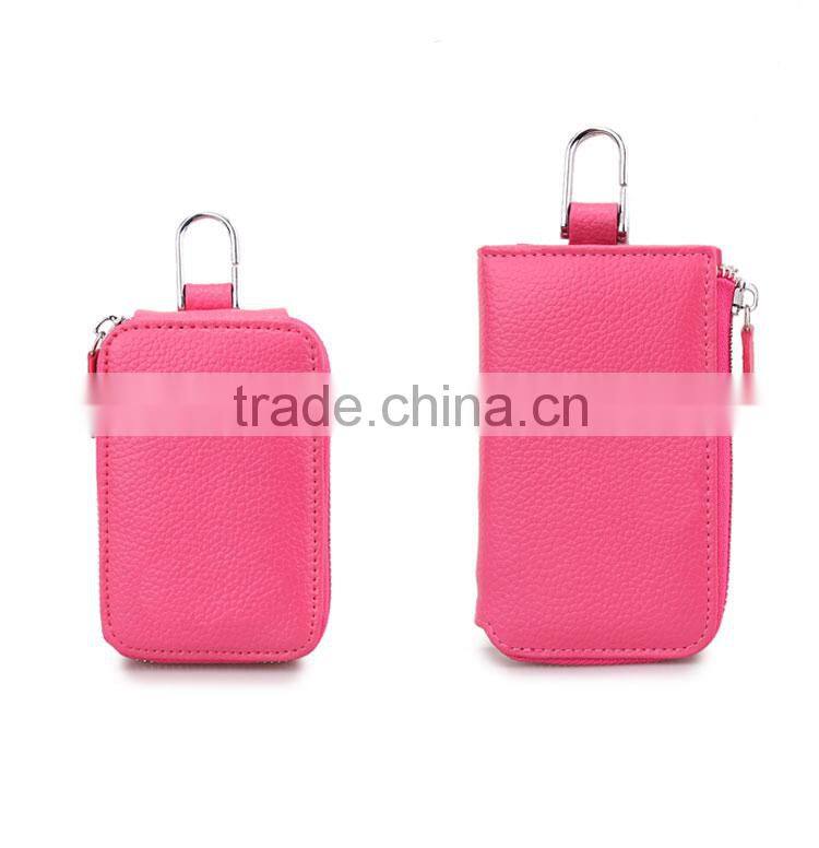 Girls leather key chain car key wallet wholesale