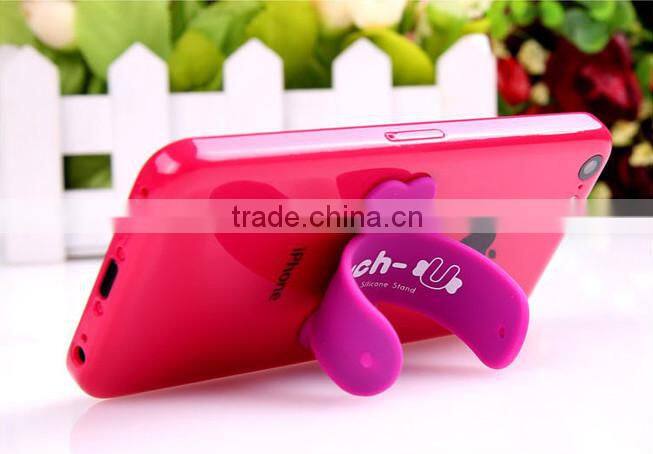 white useful magic stick brackets for mobile phone , fashional touch-u Mobile phone scaffolds