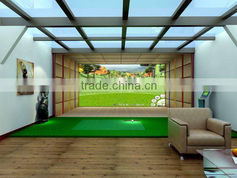 portable indoor golf simulator