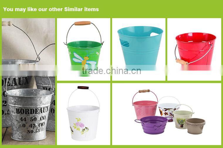 Check METAL TIN BUCKET