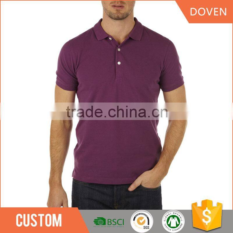 Fashion oem plain pantone color printing polo shirt