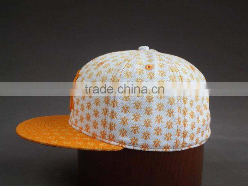 Custom 3D embroidery logo Diamond polyster snapback hat for wholesale
