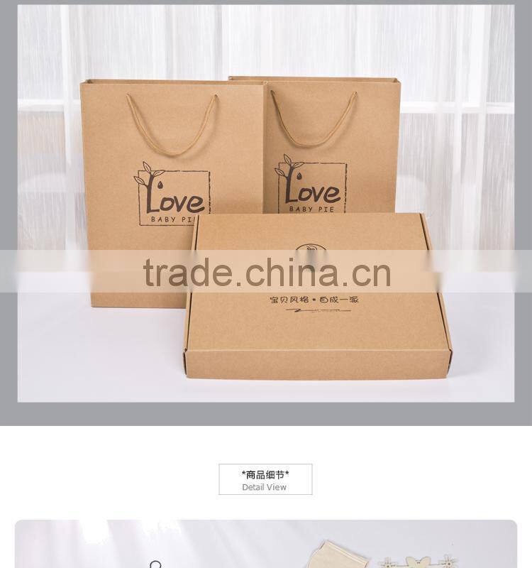 100% cotton nine pieces sets of baby Clothing Sets gift box for newborn
