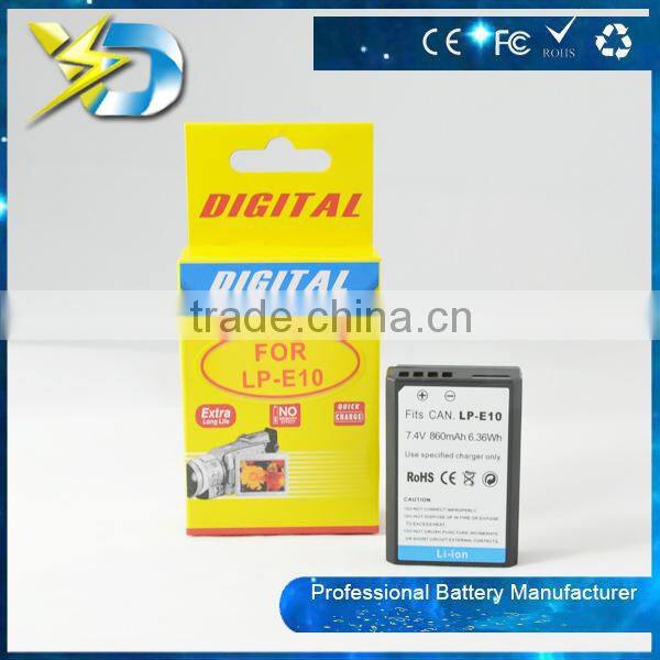 Digital camera accessories use camera for Canon lp-e10 digital battery