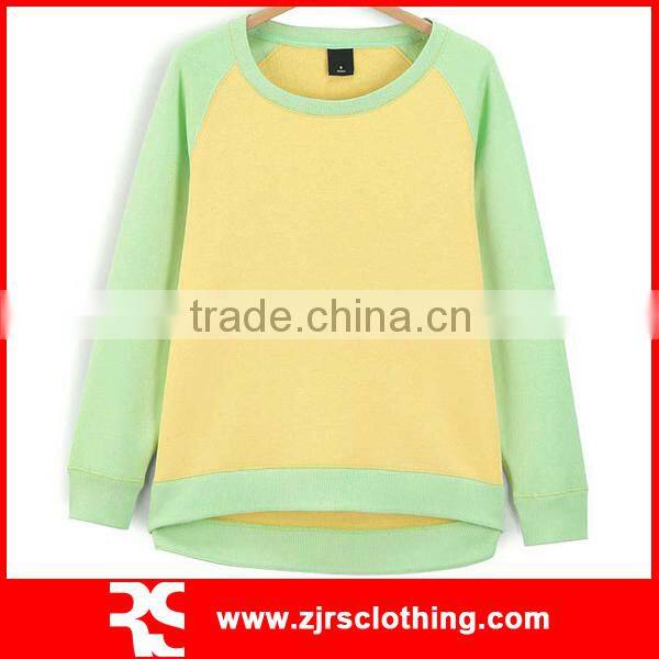 Women's Cotton Pullover Womens Plain Sweatshirt