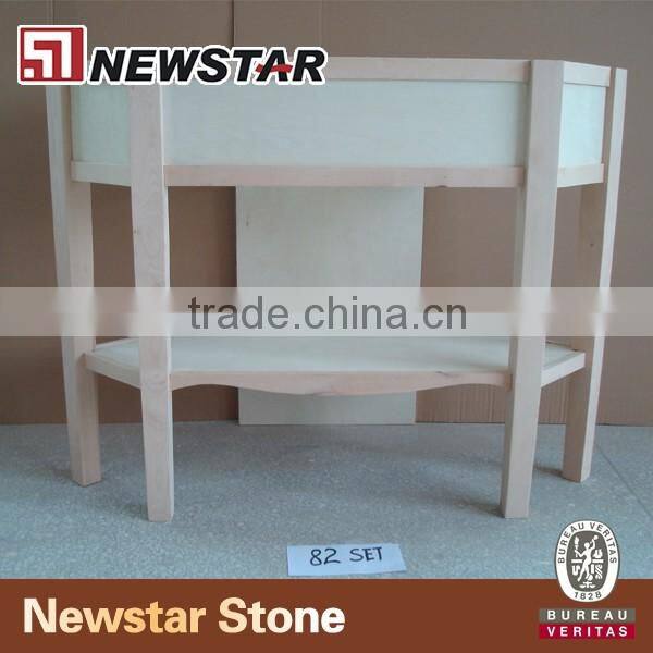 bath vanity, hotel wooden base, corner vanity cabinet