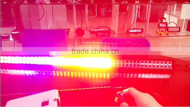 288W 50inch rgb led bar light halo with bluetooth remotes