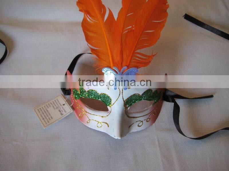 fashion party feather mask
