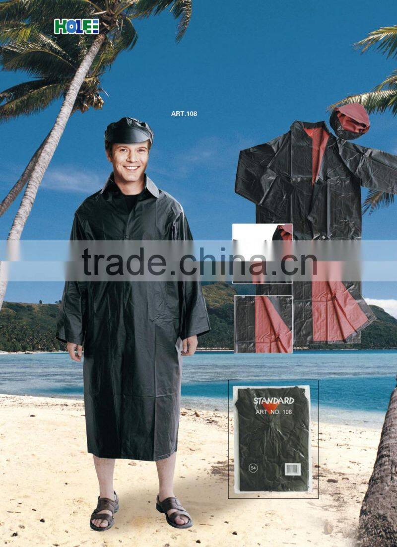 RAINCOAT DETACHED /ATTACHED HOOD