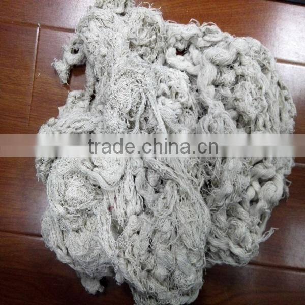 White and colored yarn cotton fabric