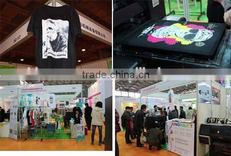 A2 size digital T-shirt Printer with White Ink for both white and dark colored T-shirt for sale